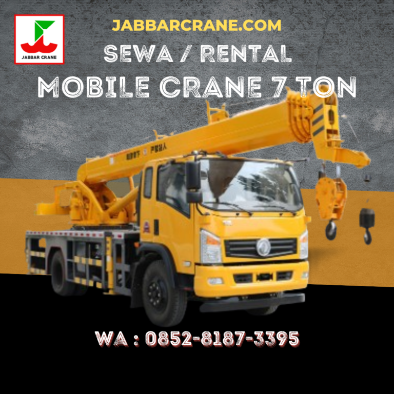 sewa mobile crane 7 ton