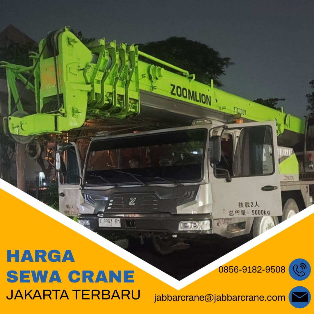 harga sewa crane jakarta terbaru 2025