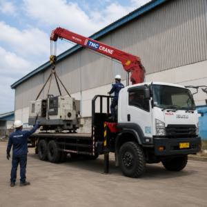 sewa hiab crane dan TMC crane tangerang