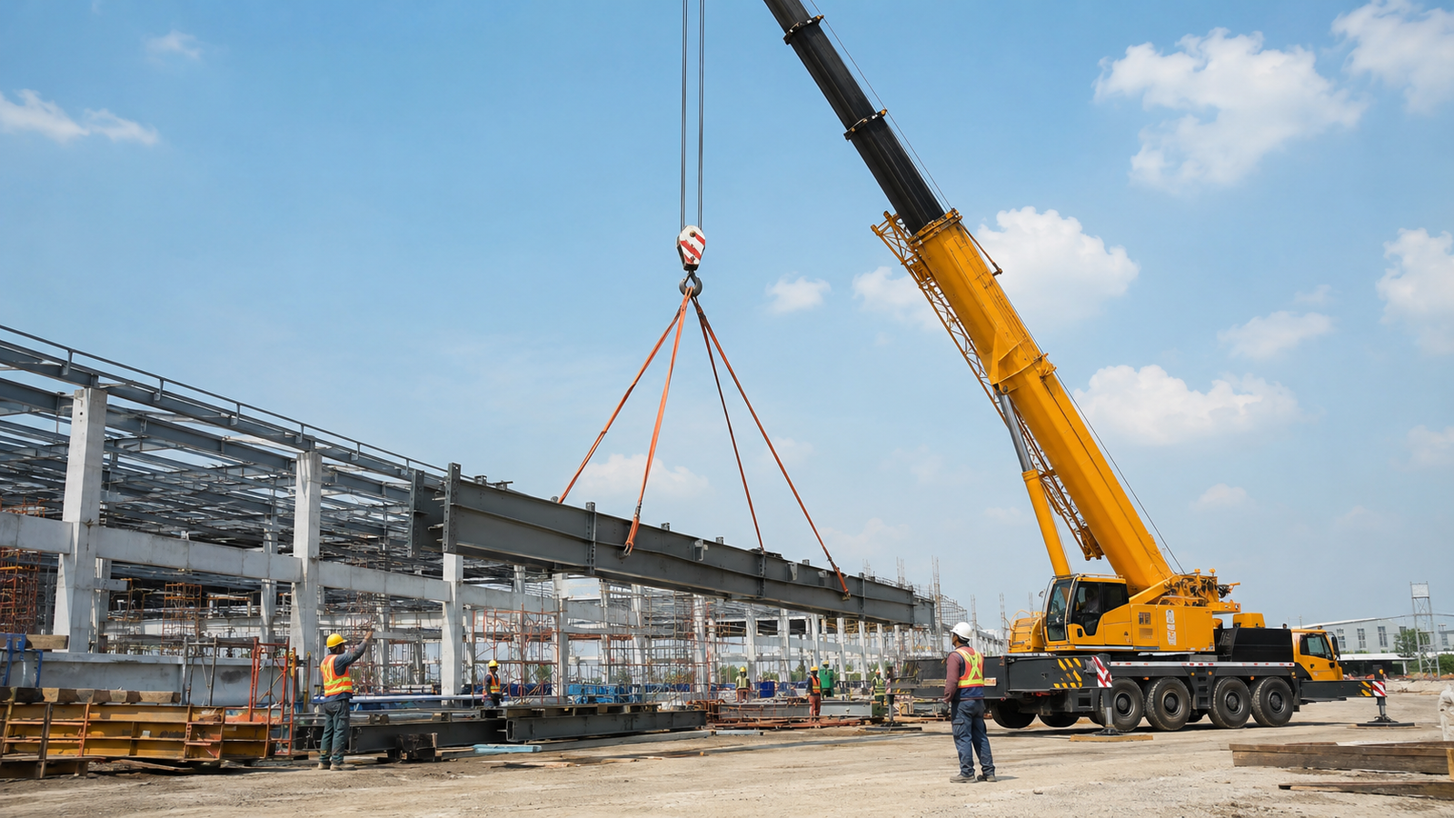 Mobile Crane untuk Pembangunan Gedung Pabrik: 7 Panduan Terbaik Memilih Alat