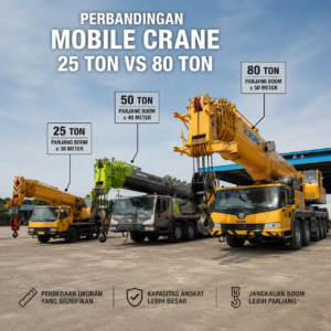 perbandingan tonase mobile crane